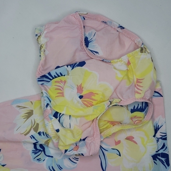 3/$30 NWT CARTER'S Floral Ruffle Dress Lightweight + Matching Diaper Cover - Picture 3 of 5